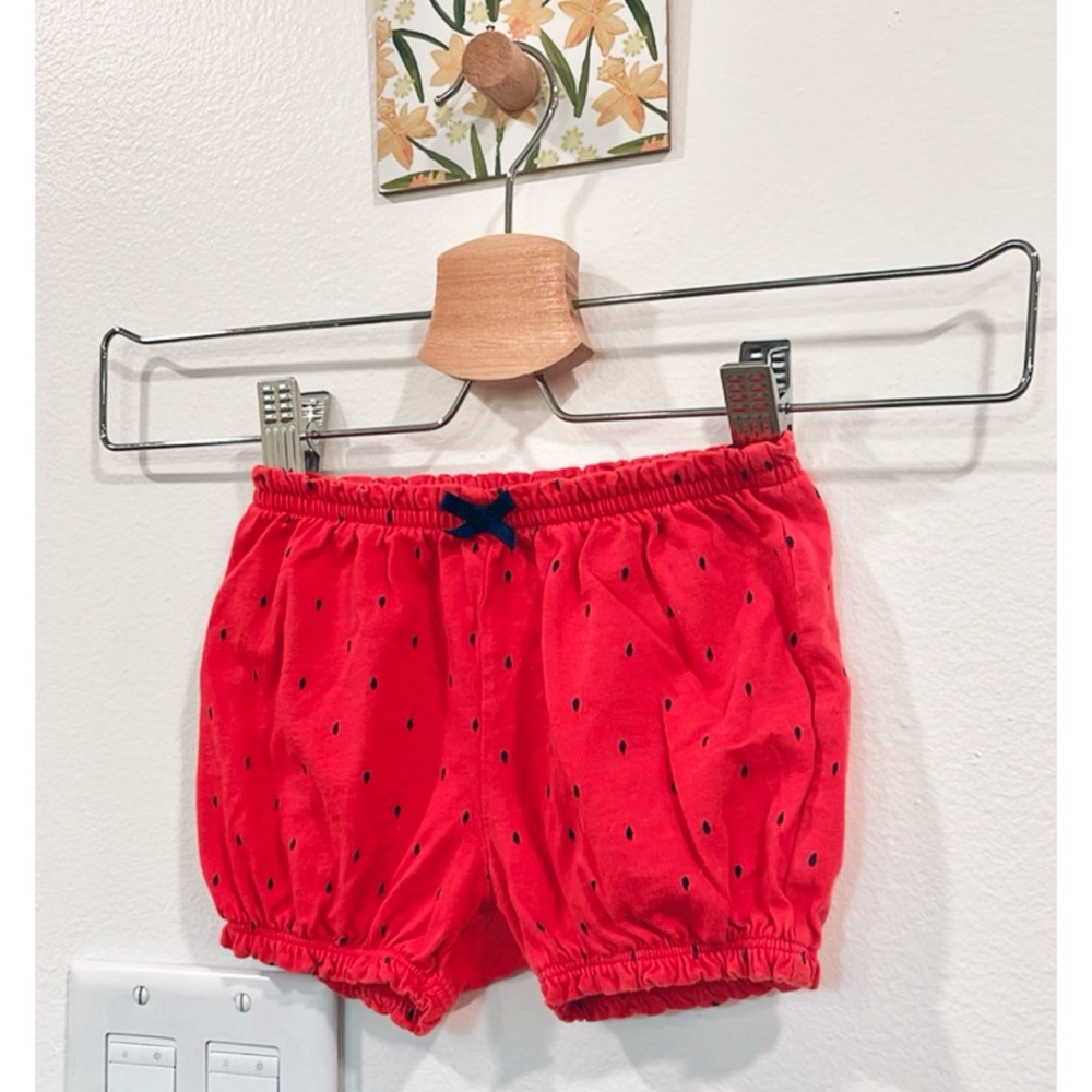 Carter’s | Red Watermelon Printed Cotton Shorts